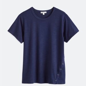 Nine Britton Violet Crew Neck Top